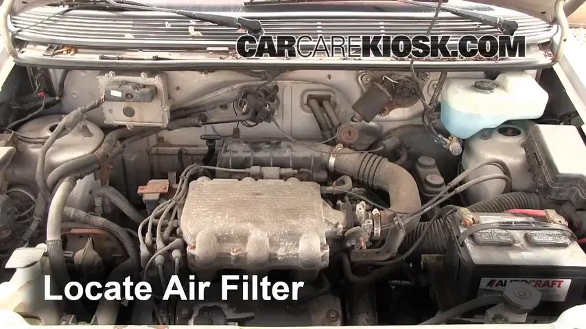 1994 Dodge Caravan 3.0L V6 Air Filter (Engine) Replace